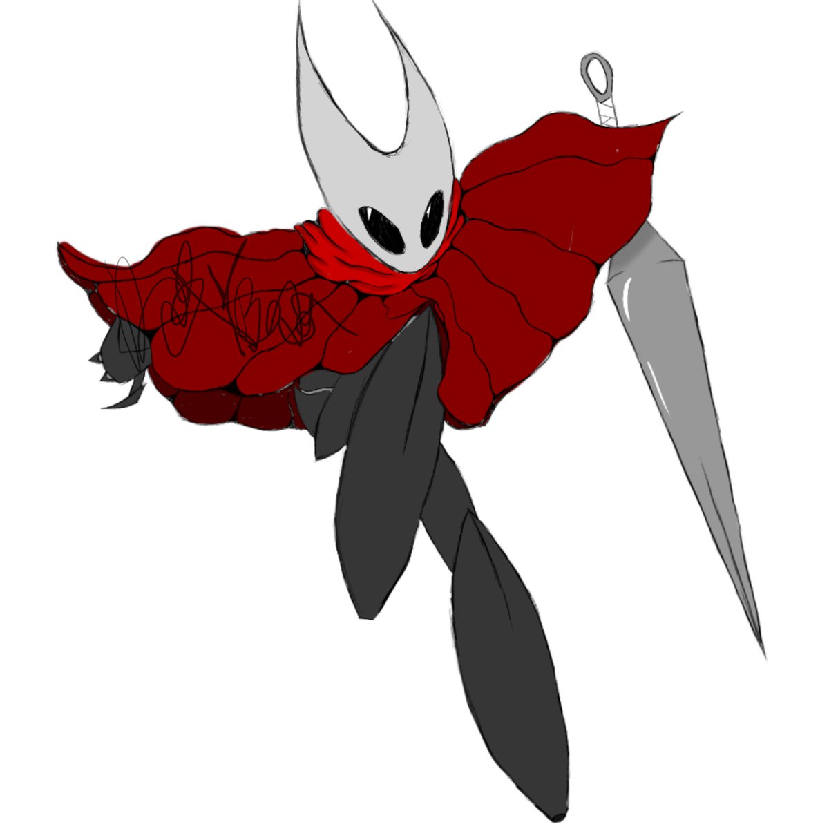DarkBearAnimYT's tweet photo. Posted this on FB already, and replied to..uhh, I forgot their Twitter handle, but i dont doubt they wont see this, anyway, Hornet! (With my signature on it, and fully scaled to the canvas i used in Ibis) https://t.co/MxjTwFejAk