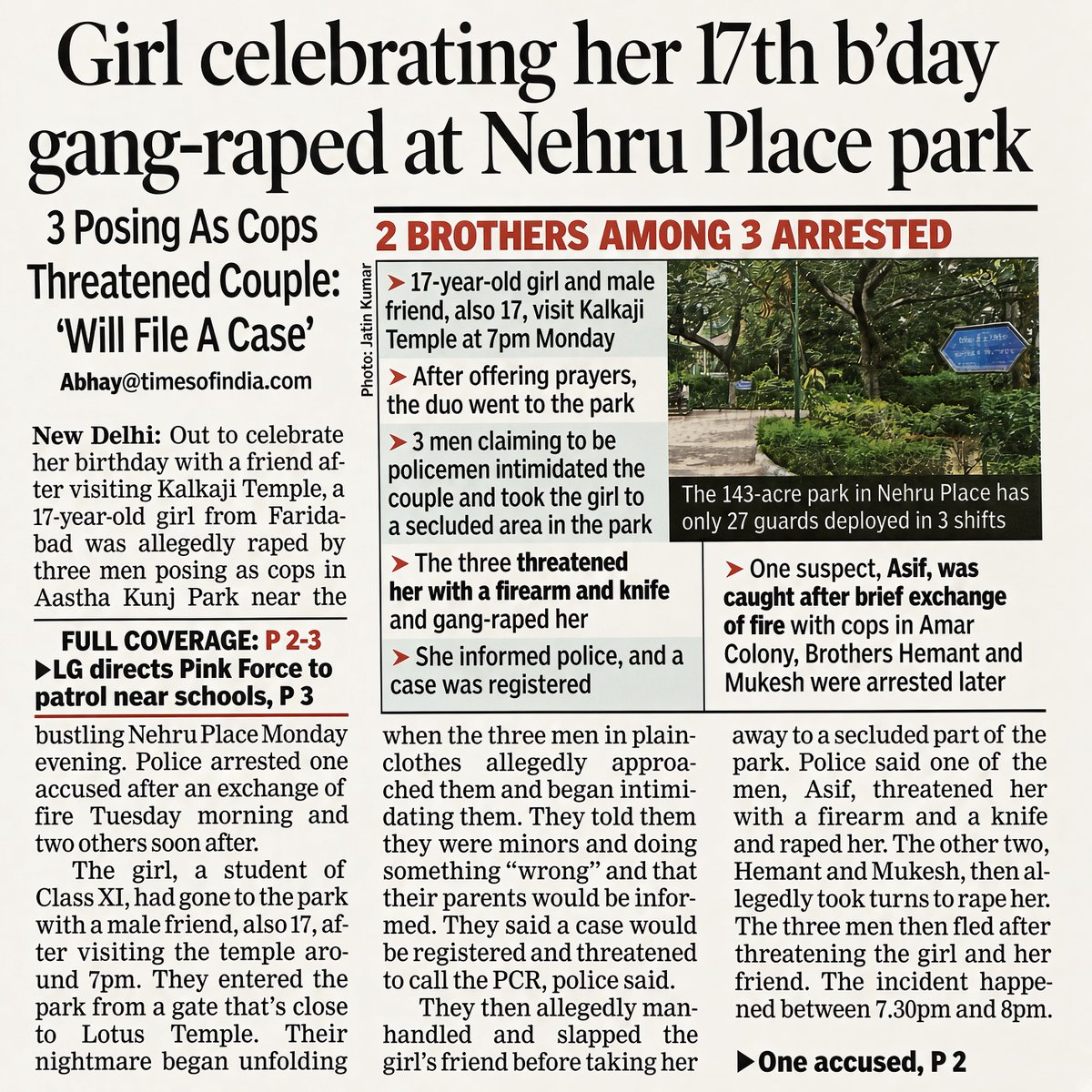 priyankac19's tweet photo. Nation’s capital shamed once again. https://t.co/QOg8IkvcMS