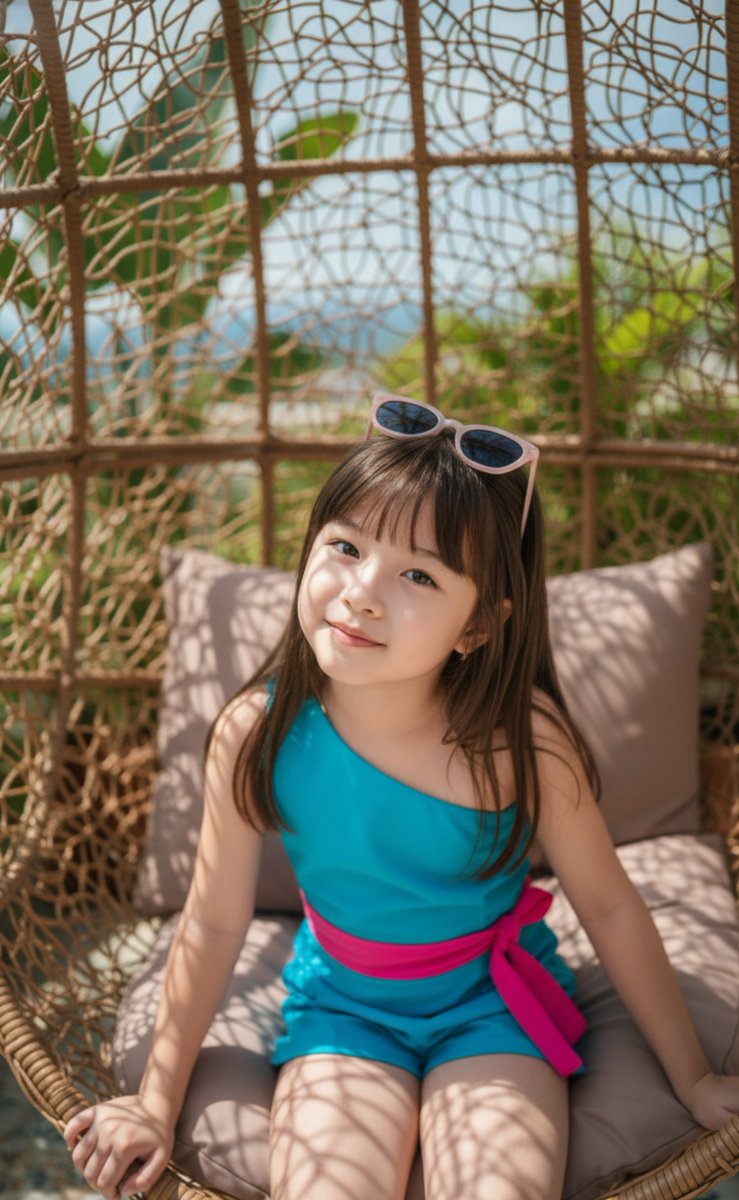 BabyPanPan66's tweet photo. Still Enjoying the Summer at Bali 🏝️🏖️
#AIArt #AIGirl #CuteGirl #Photography #KidsModel https://t.co/VV0hTHlFv1