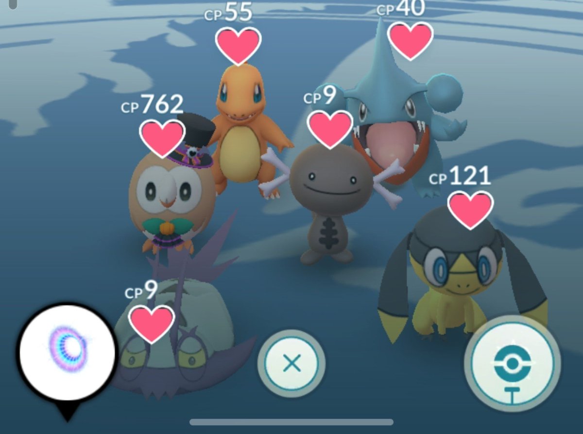 solenoido's tweet photo. 防衛する気ZERO☆
(もっと弱いの置けばよかった)
 #ポケモンGO
 #コソクムシ
 #��パー
 #モクロー
 #フカマル
 #ヒトカゲ
 #エリキテル https://t.co/lum0wjSjhG