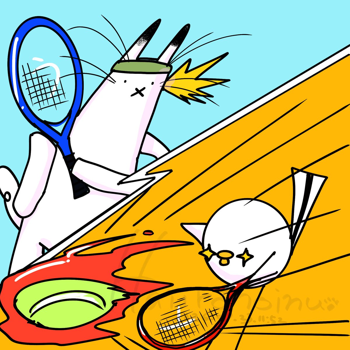 glay_dog's tweet photo. #今日は何の日
9月23日は
＼＼\ テニスの日//／／
╭( ･ㅂ･)╮🎾　
#テニスの日 https://t.co/c2Fm9KiOK9