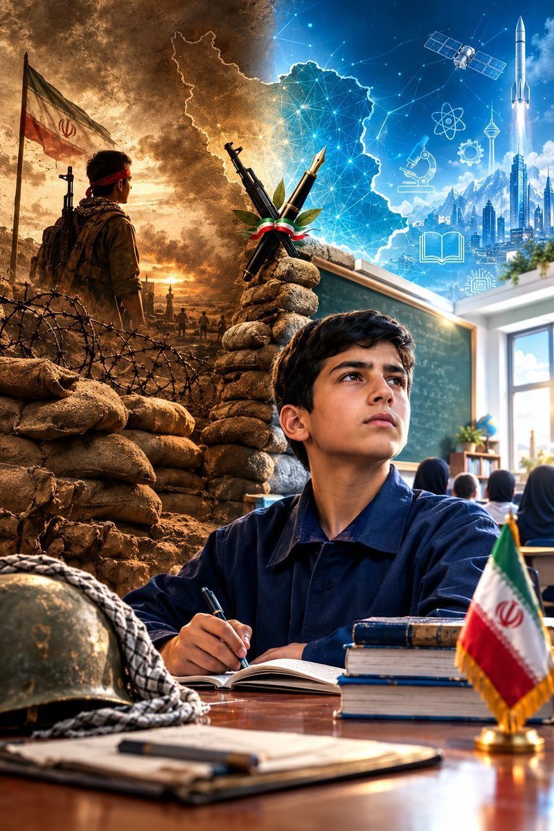 noora140011's tweet photo. دفاع مقدس به ما آموخت که علم و دانش، در کنار ایمان، قدرت‌آفرین است.
#مهر_مقاومت
#روایت_فداکاری https://t.co/7bOaFExKpY