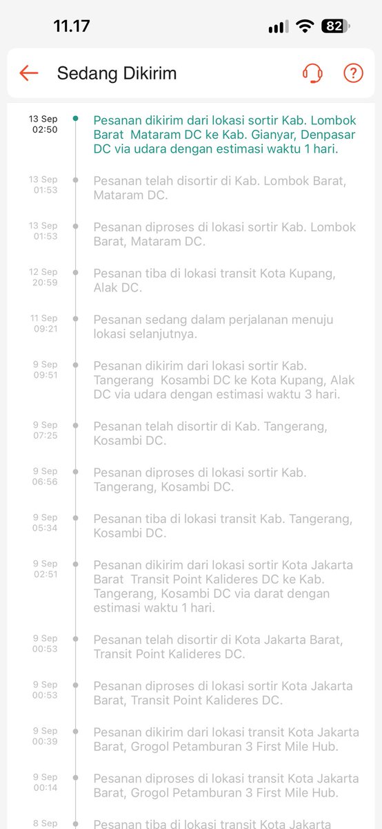 unknownevl_'s tweet photo. @ShopeeID @ShopeeCare kerja becus kagak? paket udh bener nyampe ke kota tujuan mlh disasarin ama spx ke kota lain skrg statsnya ngestuck dr tgl 13, berkali kali hubungi cs minta nunggu mulu max tgl 23 skrg udh 23 msh gk ada kabar, ke hub nya mereka gk tau, emosi bgt diputer gini https://t.co/8gzNAYAWPp