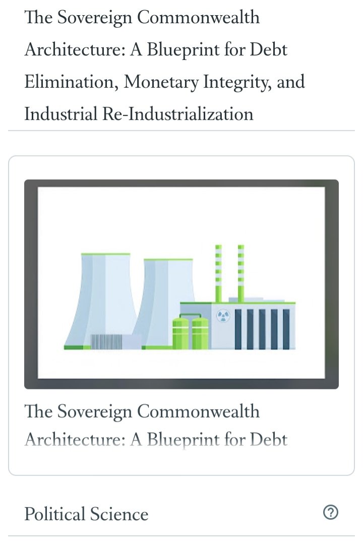 ZakInfoLION's tweet photo. The Sovereign Commonwealth Architecture: A Blueprint for Debt Elimination, Monetary Integrity, and Industrial Re-Industrialization #geopolitics #economics #inflation #X 

https://t.co/KSbK3GeOhZ https://t.co/8dgP4KB9B2