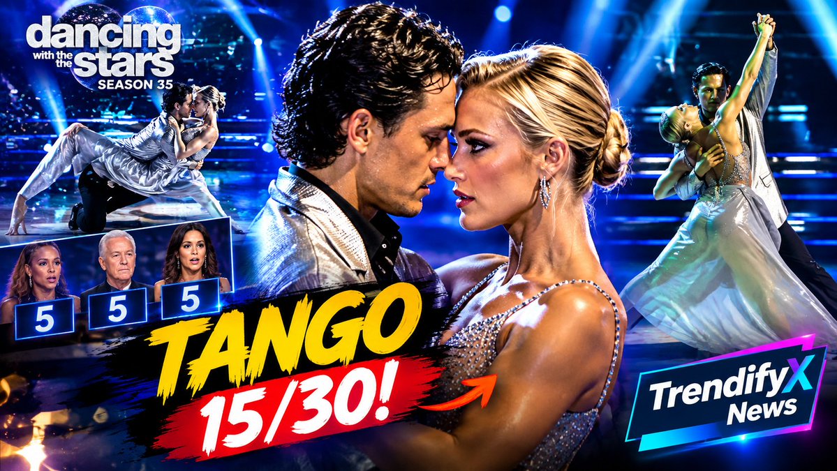 superman1747730's tweet photo. A tango that stunned the judges and triggered major controversy! Why did Connor and Rylee's performance face such harsh criticism? Get the full details here:
https://t.co/b6pubzfkkZ
#DWTS2026 #RyleeArnold #TrendifyX https://t.co/Kj3G76AkRW
