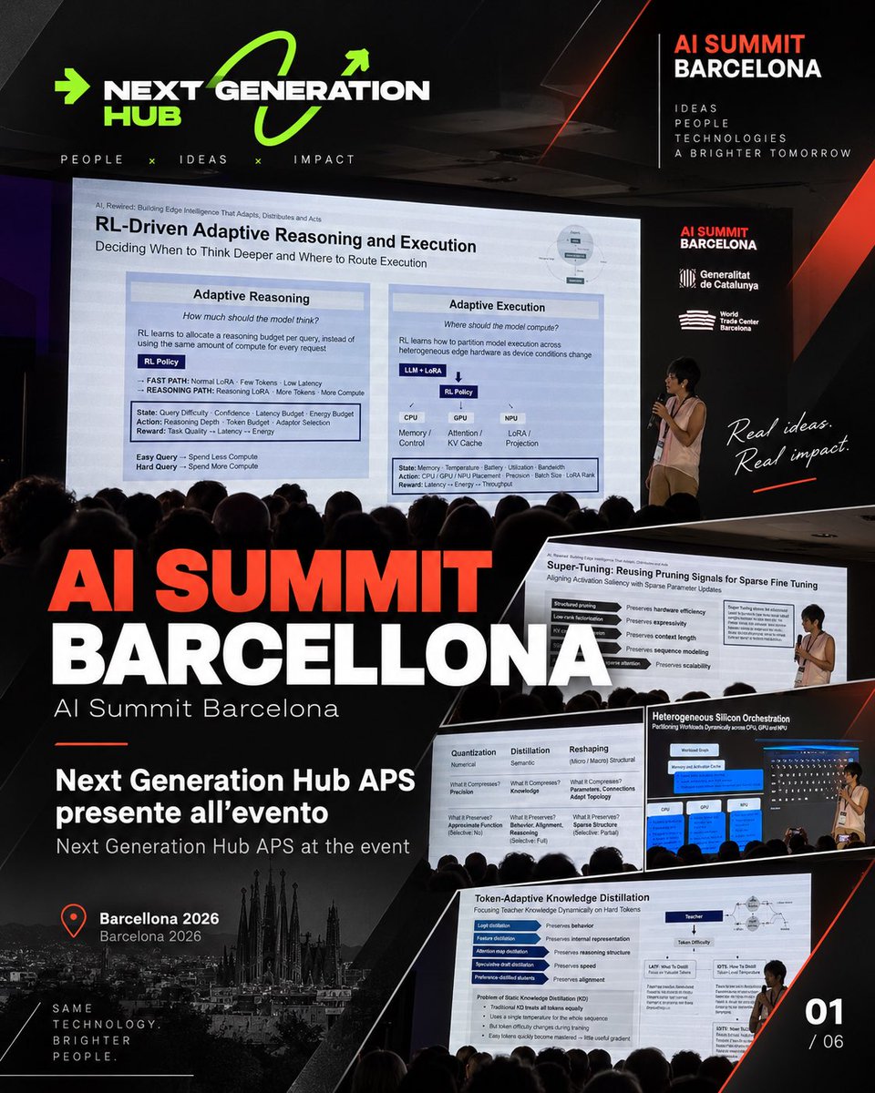Berardinelli84's tweet photo. NEXT GENERATION HUB APS
A BARCELLONA | AI SUMMIT BARCELONA 2026 
per vivere da vicino uno dei momenti internazionali dedicati all'Intelligenza Artificiale, idee, tecnologie e realtà provenienti da diversi Paesi.
@aisummitbarcelona @nextgenerationhubaps #GaetanoBerardinelli https://t.co/49kaGZaE8w