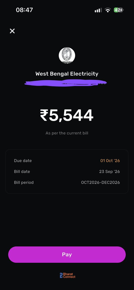 sam311z's tweet photo. @rajan_bajaj Also, some apps like phonepe gives the option to pay electricity bills to pay month wise, but that feature is also yet available with @slicebank https://t.co/zJQdUzqQSn
