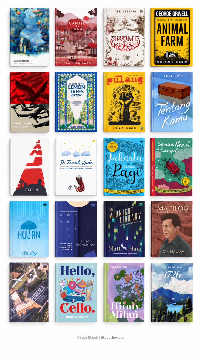 kyuriseu's tweet photo. BEST SELLER EBOOK NOVEL

Satine
3726 MDPL
Holy Mother
Housemaid
Aroma Karsa
Laut Bercerita
Midnight Library
Love Hypothesis
Song of Achilles
Let Them Theory 
Tuesdays with Morrie

PDF EPUB Kindle wtb wts buku ada jual beli terjemahan indo eng e-book e book #zonauang #zonajajan https://t.co/rkcRiktfxF