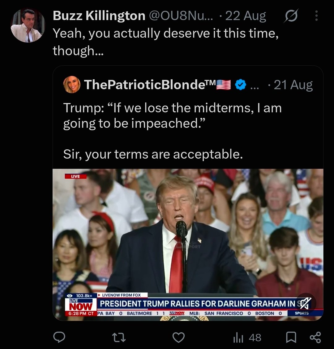 BradCGZ's tweet photo. Imagine not realizing that all these accounts are just political sheepdogs, sent to round you up and sever you from MAGA. 

"Everything's the jews"
"You can vote if you want, but elections are fake anyway (so why bother?)"
"I like Trump BUT (insert absurd claim here)"
"Biden's actually working for the good guys! Look at this cherry picked thing he did that isnt as horrendous as the rest!" 

Nothing Trump does is ever good enough, but Biden was their boy! And so is Zelensky, Maduro, and basically every piece of shit on planet earth. And Islam is great but all Jews are all evil!

I get that it can be easy to get sucked in by these people, I was surrounded by it for years and barely took it all in. But if you can't admit it by now, youre lying to yourself. 

The main goal is to diminish every Trump win while subtly removing your vote from the equation. 
The End.
