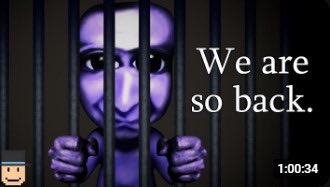 Luffgod5's tweet photo. Jevil after being locked away for a decade and a depressed emo, homeless girl, and gay boy walk up to his cell https://t.co/CXVPLiWXyN