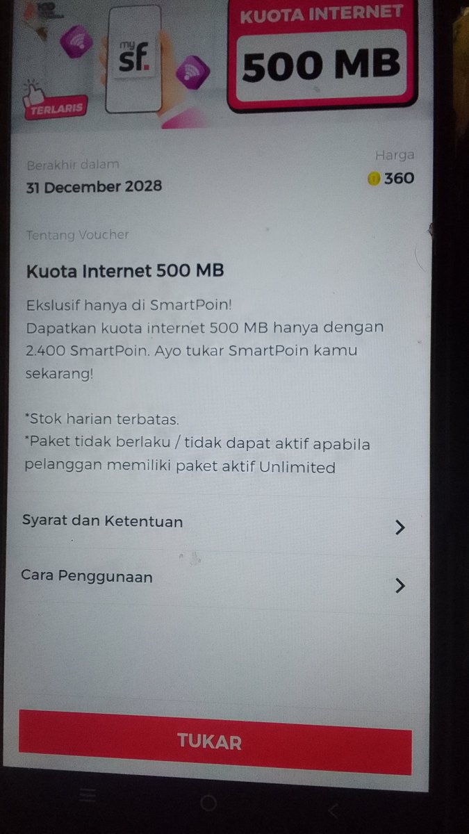 andromedaoli's tweet photo. @smartfrencare @Niken258 min perbaiki dong min https://t.co/JXYdCzMH6L