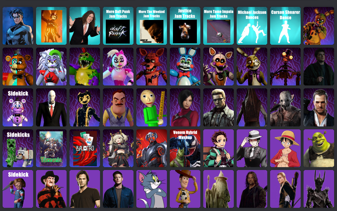 JawsClawsPaws's tweet photo. My final Fortnite Wishlist, this pretty much covers everything else I want to see in this game https://t.co/l0nwkXvd3q