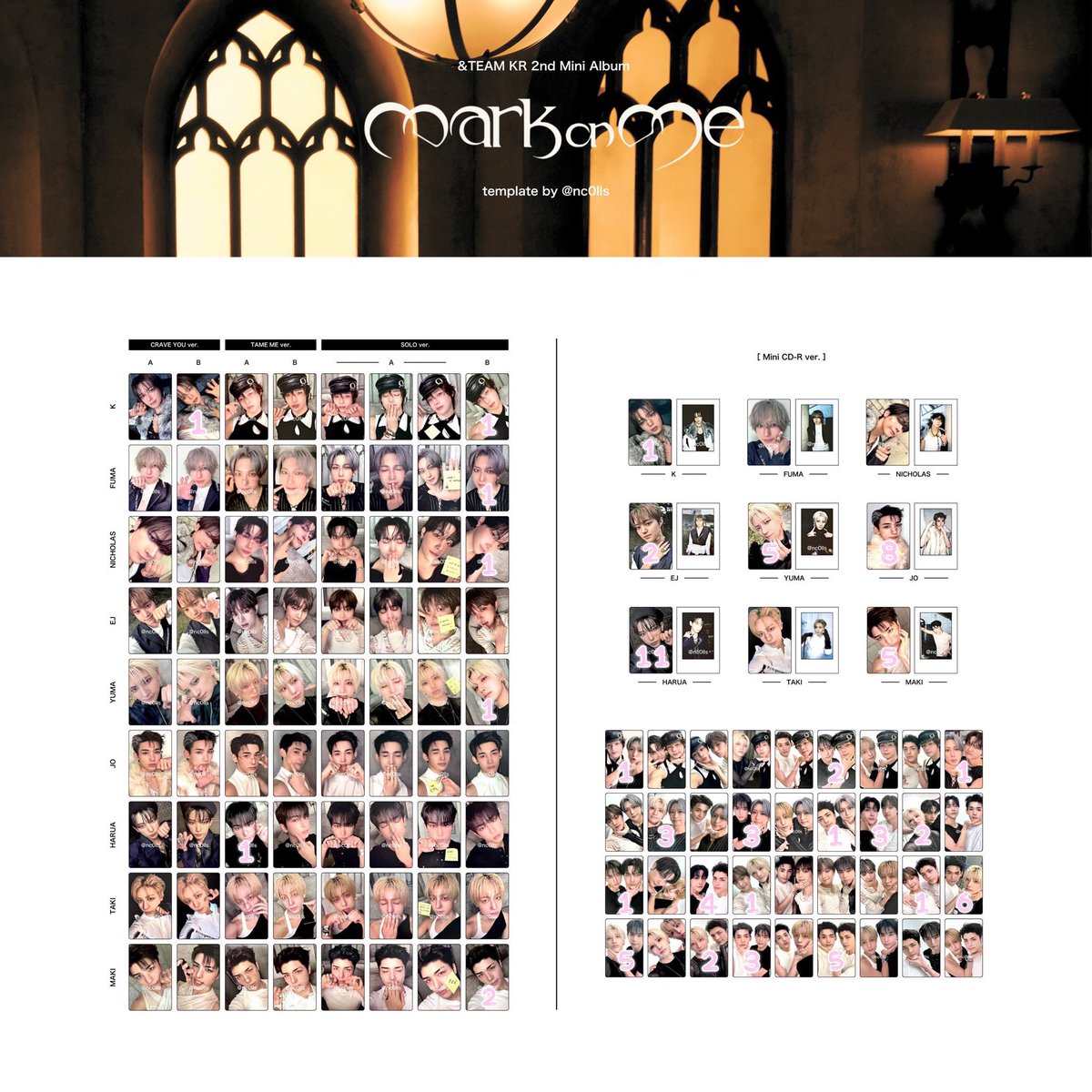 ar_nitako's tweet photo. &amp;TEAM andTEAM Mark on Me MoM
トレカ 交換

【譲】画像1枚目(数字分)

【求】画像2枚目の消えていないもの(同異種)

異種交換可能/まとめて交換優先

POPUP (10/3) or MoY 東京公演(10/15)にて手渡し、または郵送希望

お気軽にお声掛けください！

#andteam交換 #andteam_交換 https://t.co/X1Z2yKtYJY