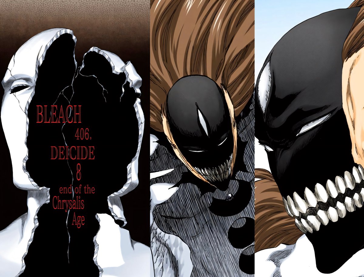 IchigoTaicho9's tweet photo. His face being split cleanly down the middle was preluded earlier. https://t.co/krkqEAD9de