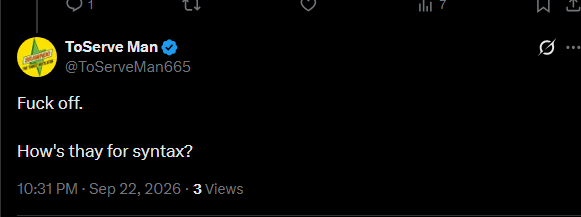 Fromtheashes631's tweet photo. @ToServeMan665 @Aristotle7777 And there we have it, folks.  Replete with a block.  Still no attempt at any semblance of objectivity or critical thought.  Just a triggered overly-emotional tantrum. https://t.co/XlMli71uLk