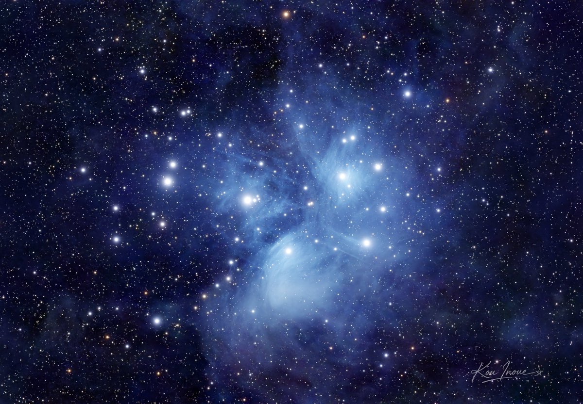 Inoue_kou's tweet photo. M45 プレアデス星団 すばる
#Seestar S30 Pro 20秒 X 1460 (8時間)のデータをスタックしてみた。
かなりガスが広がってるのね。
もう8時間分撮影してみようかしら。
#StackingWizard と #AstroWizard で処理 https://t.co/hZ22bk31IT