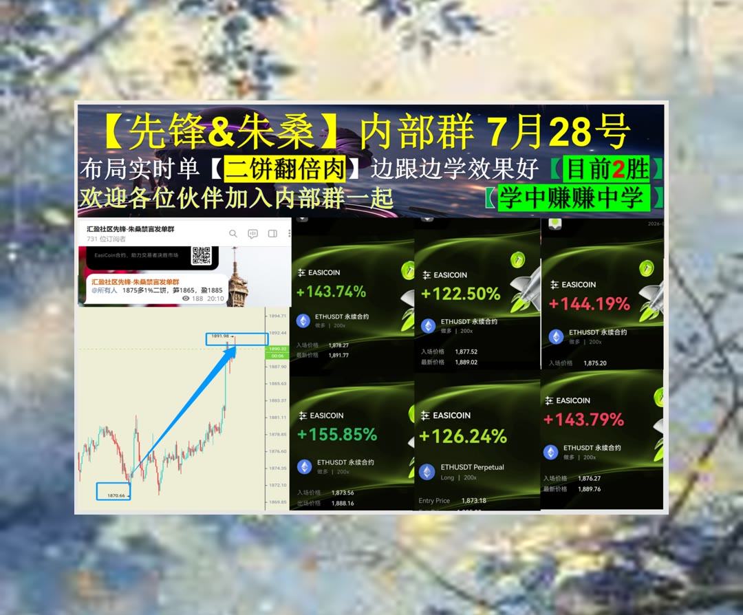 KareyHeino's tweet photo. Sportsmanship teaches us to win graciously and lose with respect.
想跟进消息？每日整理资讯。震荡👋稳定币📊生态币🚀花花研究院
web钱包💏短期🤬特灵科技🐱OKX
币安 欧易 BTC 免费合约跟单社区👉 @fzy988 👈 https://t.co/W0LwI4tmLr