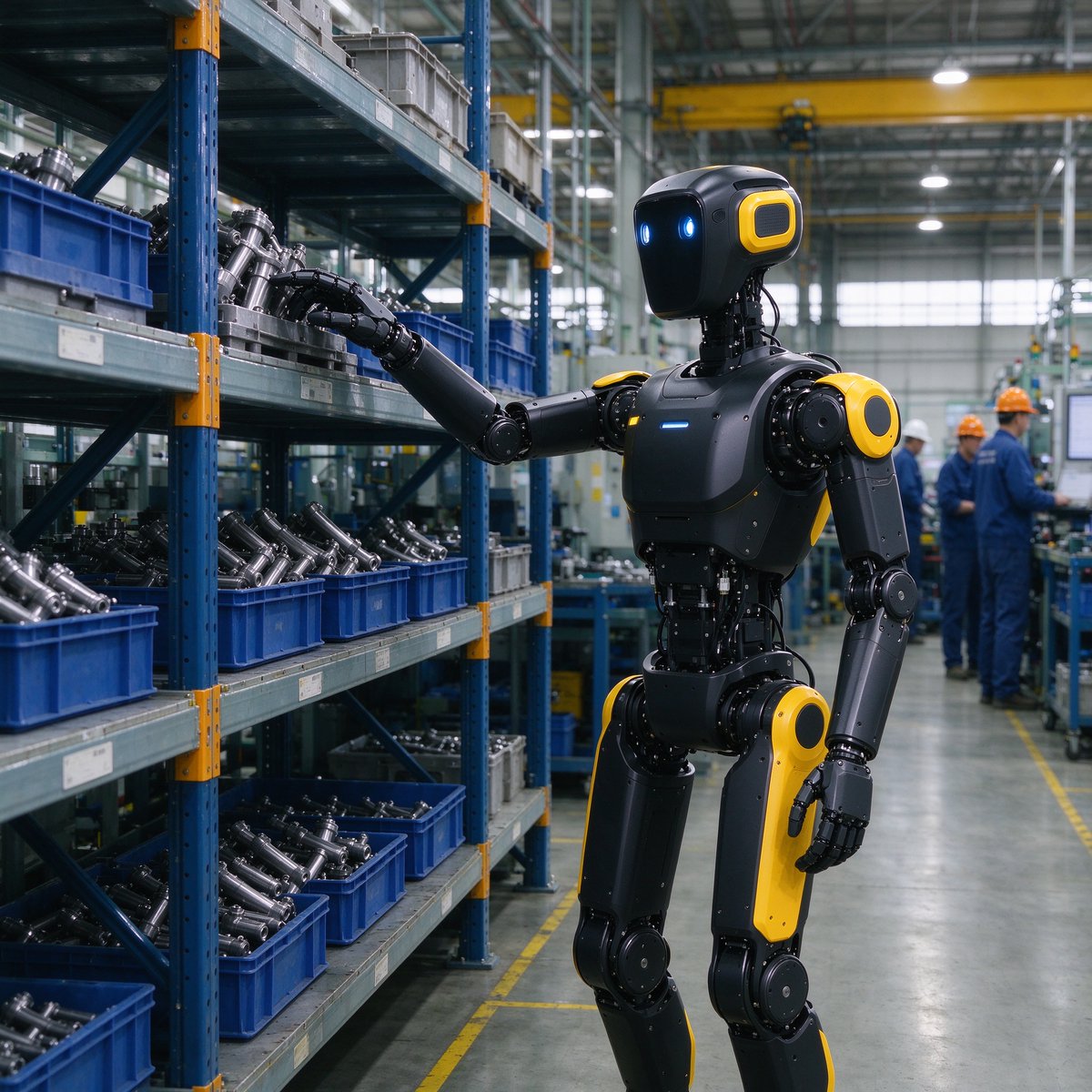 vaniador1's tweet photo. Galbot's 1,000-unit industrial order plus a $300M round at a 20B RMB valuation proves Chinese humanoids now win on orders, not demos. The funding race is overheating. #RoboticsFunding #HumanoidRobot https://t.co/gClx63UBZP