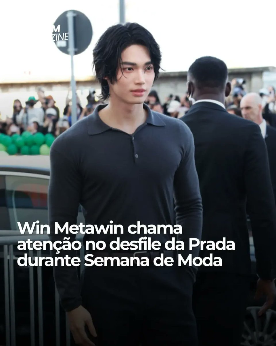 winstyle_wmp's tweet photo. IG tabom.mag

Nossa! Win Metawin marcou presença no desfile da Prada e, claro, não passou despercebido. O ator tailandês esteve entre os convidados da grife italiana e chamou atenção ao chegar para acompanhar a apresentação.

E vamos combinar: Win chegou, entregou o look e deixou sua marca no desfile da Prada.

WIN DEFINES PRADA SS27

#PRADASS27xWIN #PRADASS27
#Prada #PradaxWin #winmetawin 
@Prada @winmetawin