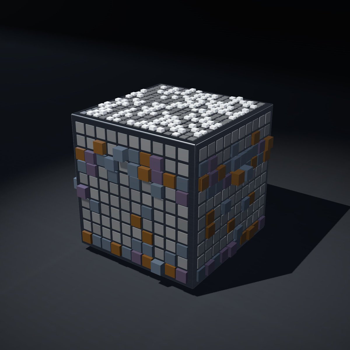 taurinhero's tweet photo. Zodling #1011 is mine. Ten Zcash blocks wrote it line by line and nobody could have ordered it. Mine came out Brass, Slate and Heather. https://t.co/sdw5nHyVhe via @Zodlings https://t.co/vrv4JKVVBr