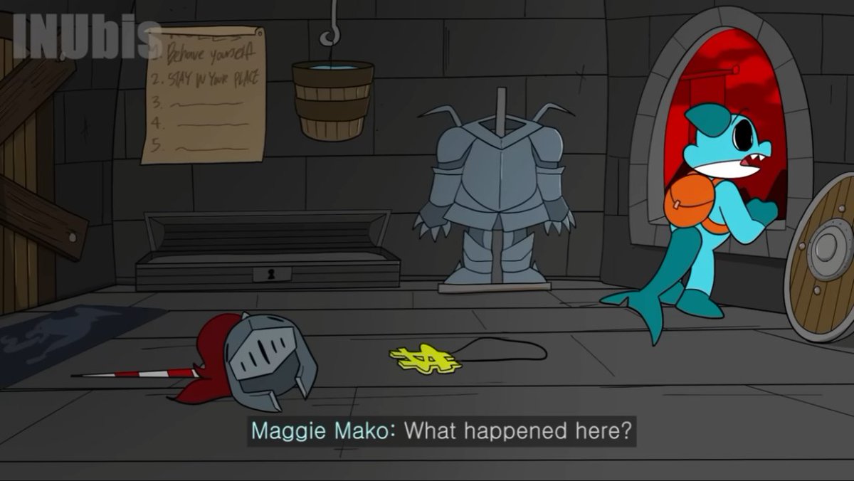 Alpha_Wolfster's tweet photo. Time for some more RE:RR Lore.
Maggie 'channeling her inner Dogday' was inspired by her orange backpack and personality in the Inubis Critter Cutouts video:
#maggiemako #dogday #SmilingCritters #SmilingCrittersAU #NightmareCritter #RERRAU https://t.co/YqKbncyNnp