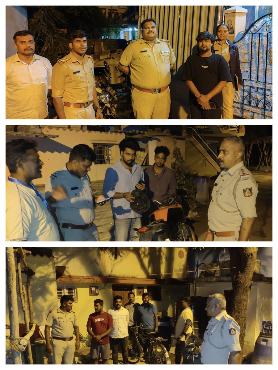 dcpwhitefield's tweet photo. **ವೈಟ್‌ಫೀಲ್ಡ್ ವಿಭಾಗ – ವಿಶೇಷ ತಪಾಸಣಾ ಕಾರ್ಯಾಚರಣೆ* 

ಅಪರಾಧ ತಡೆಗಟ್ಟುವಿಕೆ ಹಾಗೂ ಸಾರ್ವಜನಿಕರ ಸುರಕ್ಷತೆಯ ದೃಷ್ಟಿಯಿಂದ 22.09.2026 ರಂದು ರಾತ್ರಿ 9:00 ಗಂಟೆಯಿಂದ 11:00 ಗಂಟೆಯವರೆಗೆ ವೈಟ್‌ಫೀಲ���ಡ್ ವಿಭಾಗದ ಎಲ್ಲಾ ಪೊಲೀಸ್ ಠಾಣಾ ವ್ಯಾಪ್ತಿಗಳಲ್ಲಿ ವಿಶೇಷ ರಾತ್ರಿ ತಪಾಸಣಾ ಕಾರ್ಯಾಚರಣೆ ನಡೆಸಲಾಯಿತು.

🔹 13 ತಪಾಸಣಾ ಸ್ಥಳಗಳಲ್ಲಿ ಕಾರ್ಯಾಚರಣೆ
🔹 55 ಪೊಲೀಸ್ ಸಿಬ್ಬಂದಿ ನಿಯೋಜನೆ
🔹 568 ವಾಹನಗಳ ತಪಾಸಣೆ
🔹 422 ವ್ಯಕ್ತಿಗಳ ಪರಿಶೀಲನೆ
🔹 38 ರೌಡಿ ಶೀಟರ್‌ಗಳ ಪರಿಶೀಲನೆ
🔹 5 ವಾಹನಗಳನ್ನು ವಶಕ್ಕೆ ಪಡೆದು ಅಗತ್ಯ ಕ್ರಮ

ಸಾರ್ವಜನಿಕರ ಸುರಕ್ಷತೆ ಮತ್ತು ಅಪರಾಧ ತಡೆಗಟ್ಟುವಿಕೆಗೆ ವೈಟ್‌ಫೀಲ್ಡ್ ವಿಭಾಗದ ನಿರಂತರ ಬದ್ಧತೆ.

*WHITEFIELD DIVISION SPECIAL DRIVE |* 

As part of enhanced crime prevention and public safety measures, Whitefield Division conducted a Special Night Drive across all Police Station limits from 9:00 PM to 11:00 PM on 22.09.2026.

🔹 13 checking points covered across the Division
🔹 55 police personnel deployed
🔹 568 vehicles checked
🔹 422 persons verified
🔹 38 rowdy sheeters checked
🔹 5 vehicles detained for necessary action

The drive focused on strengthening night patrolling, vehicle checking and preventive policing to ensure the safety and security of citizens.

Whitefield Division Police – Committed to a Safe & Secure Bengaluru.

#WhitefieldDivision #SpecialDrive #NightDrive #CrimePrevention #PublicSafety 
@BlrCityPolice 
@CPBlr 
@AddlCPEast