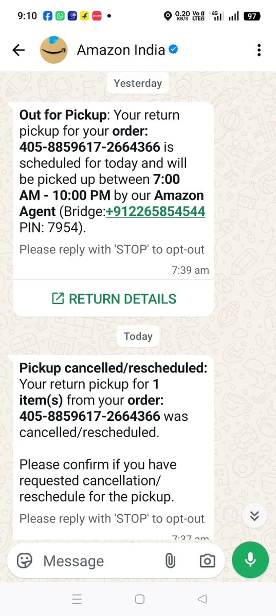 sonuduttgarg's tweet photo. @AmazonHelp Despite reaching to support team multiple times , all waste no solution https://t.co/o3zQYafvdD