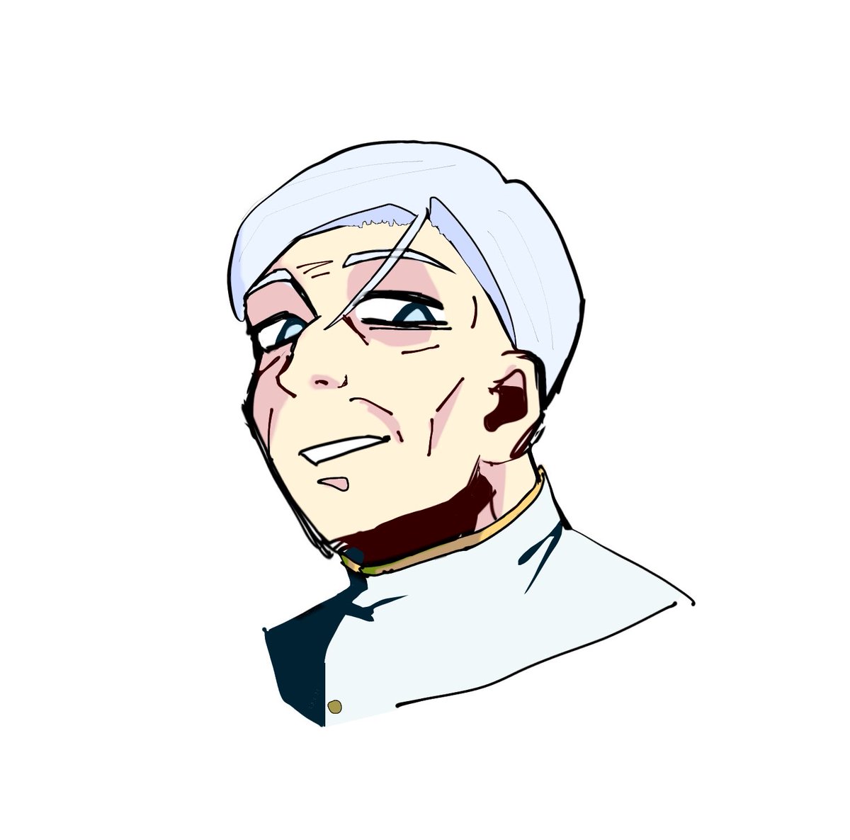 PBcLFGsyhfPiOOA's tweet photo. 即オジ（良い感じに描けたかも…！）
なんかディストピアで幹部してそう
洗脳してくるんだろうなぁ… https://t.co/hwD9ti5r5V
