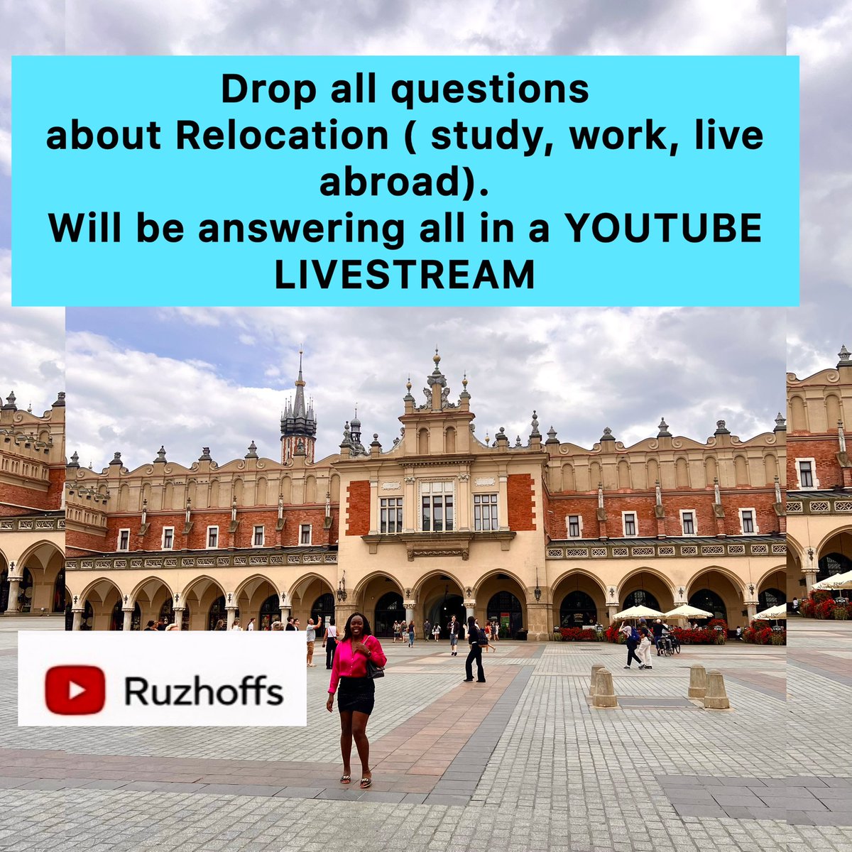 ruz_hoff's tweet photo. Moving abroad is a huge step, and I'm here to help you navigate it! From studying and working to settling into a new country,ask me anything in the comments. 💬 I’ll be answering them all live on my YouTube channel, Ruzhoffs. Drop your questions below! 👇🏾✈️
#RelocationAdvice https://t.co/G8bsvOBfPq