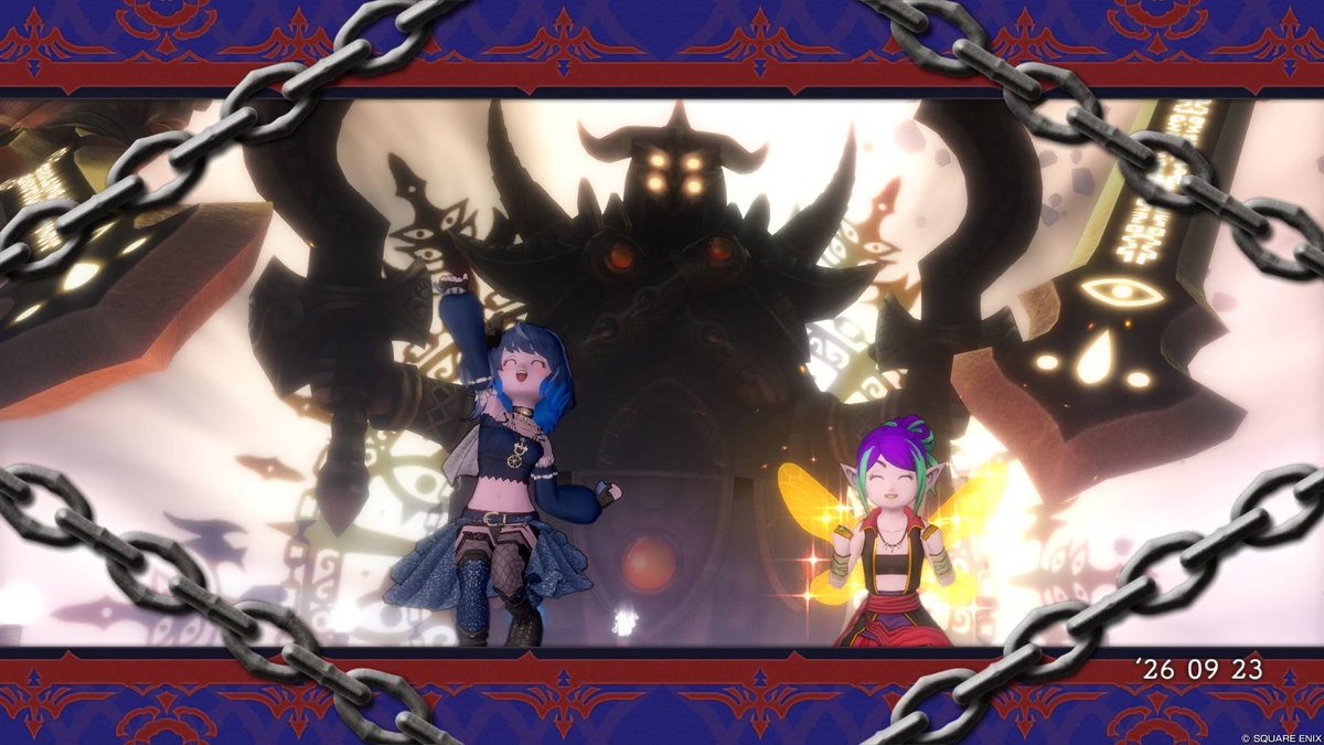 rimua_dq's tweet photo. 最近よく遊んでもらってるフレ様、邪神周回に付き合ってもらいました(｀・ω・´) https://t.co/SZckgogvvR