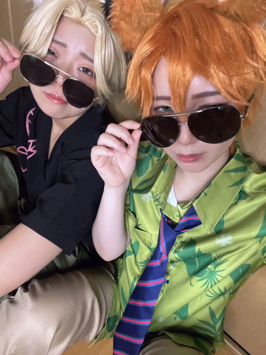 dandango0606's tweet photo. ⚠️擬人化⚠️

ニックとフェニックのコスプレ🦊

2人とも初出しです♡

フェニック@hakutou_taberu 
 #cosplayㅤㅤㅤㅤㅤㅤㅤ https://t.co/aPCtv2vuBk