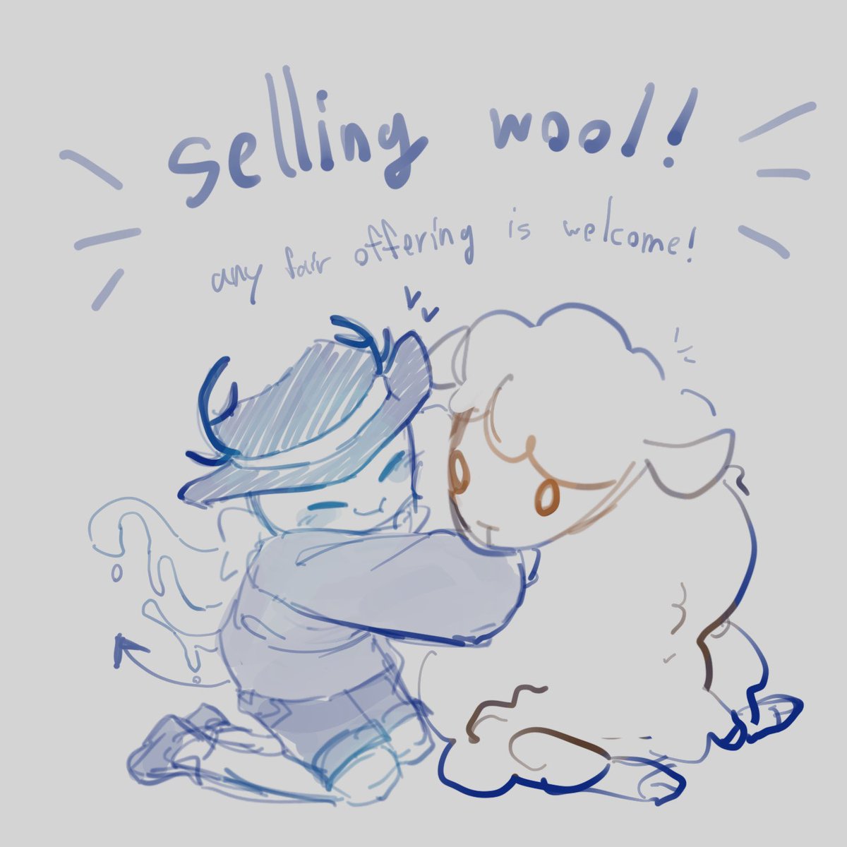 bigscaryimp123's tweet photo. ( It seems the waterimp became a shepherd. )
( #nullscapesmp ) https://t.co/znmjoQIl2e