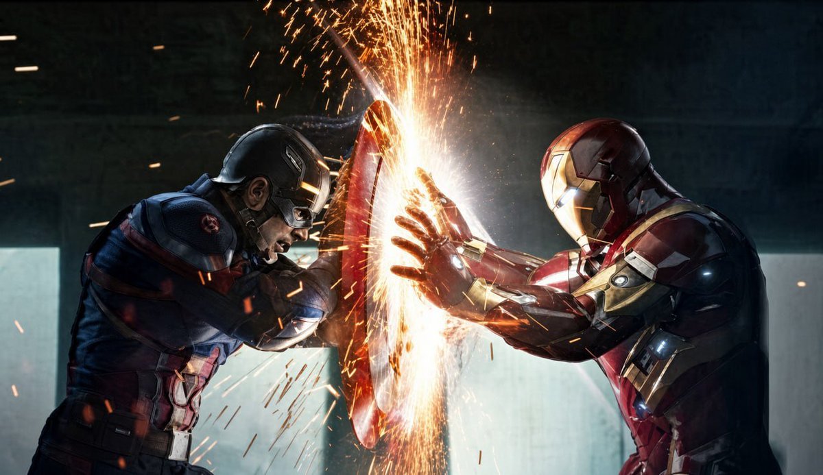 kaswizofficial's tweet photo. One thing I love about the Civil War airport fight:
neither side was really fighting for the same thing.
Team Iron Man's objective was simple: stop Captain America from leaving with Bucky.
Team Cap's objective wasn't to beat Tony's team. It was to get through them and reach the Quinjet.
So the fight looks like a battle between two teams, but structurally, it's two completely different missions colliding.

Same battlefield. Different objectives.💫