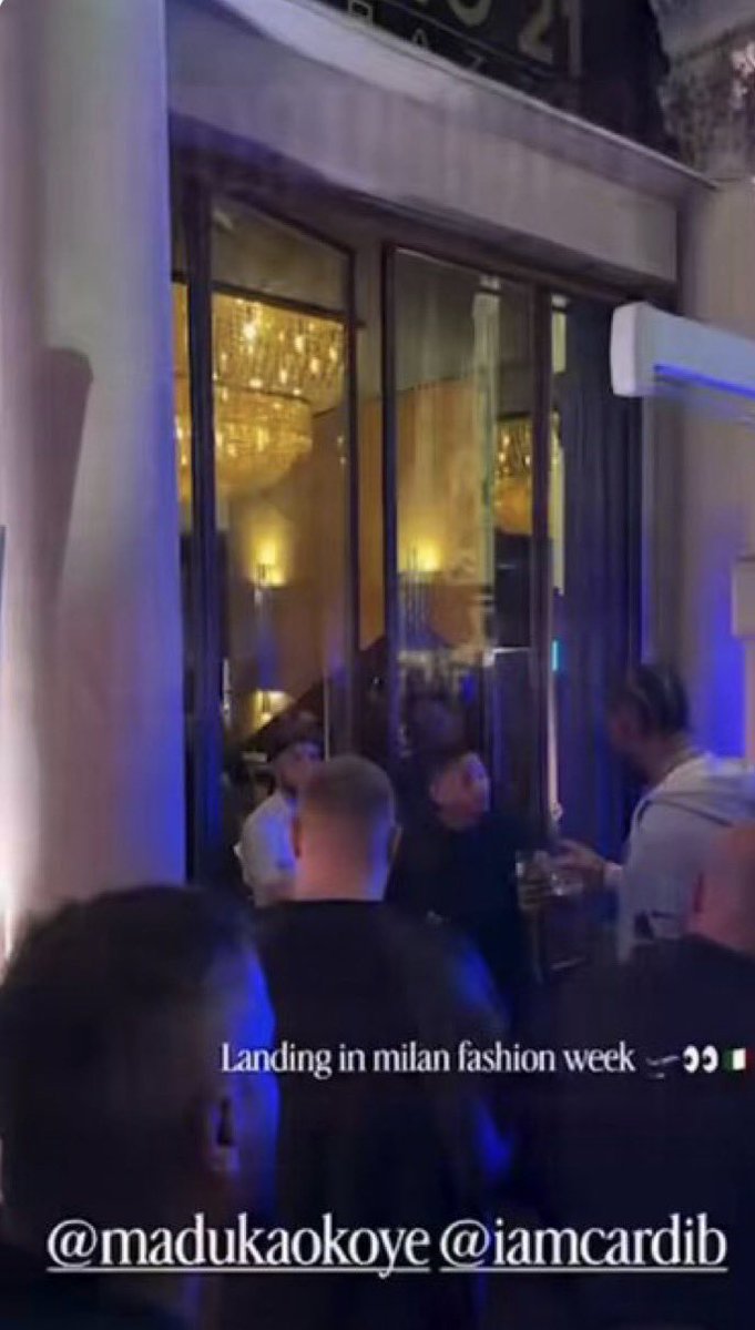 SaviourUmoh18's tweet photo. Cardi B and Nigerian goalkeeper Maduka Okoye reignite dating rumours after being spotted together in Milan https://t.co/OjCRWuzWGn