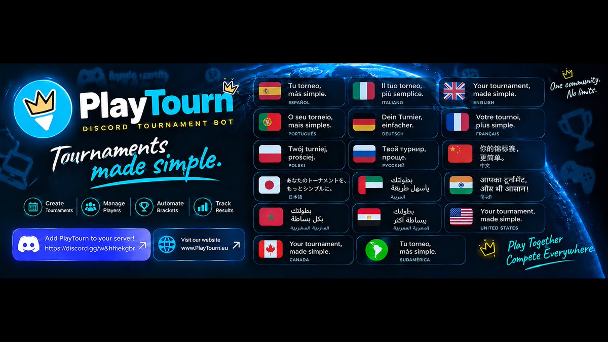 Play_Tourn's tweet photo. PlayTourn - Tournaments Made Simple! 

GG https://t.co/33aRvtpC2r
