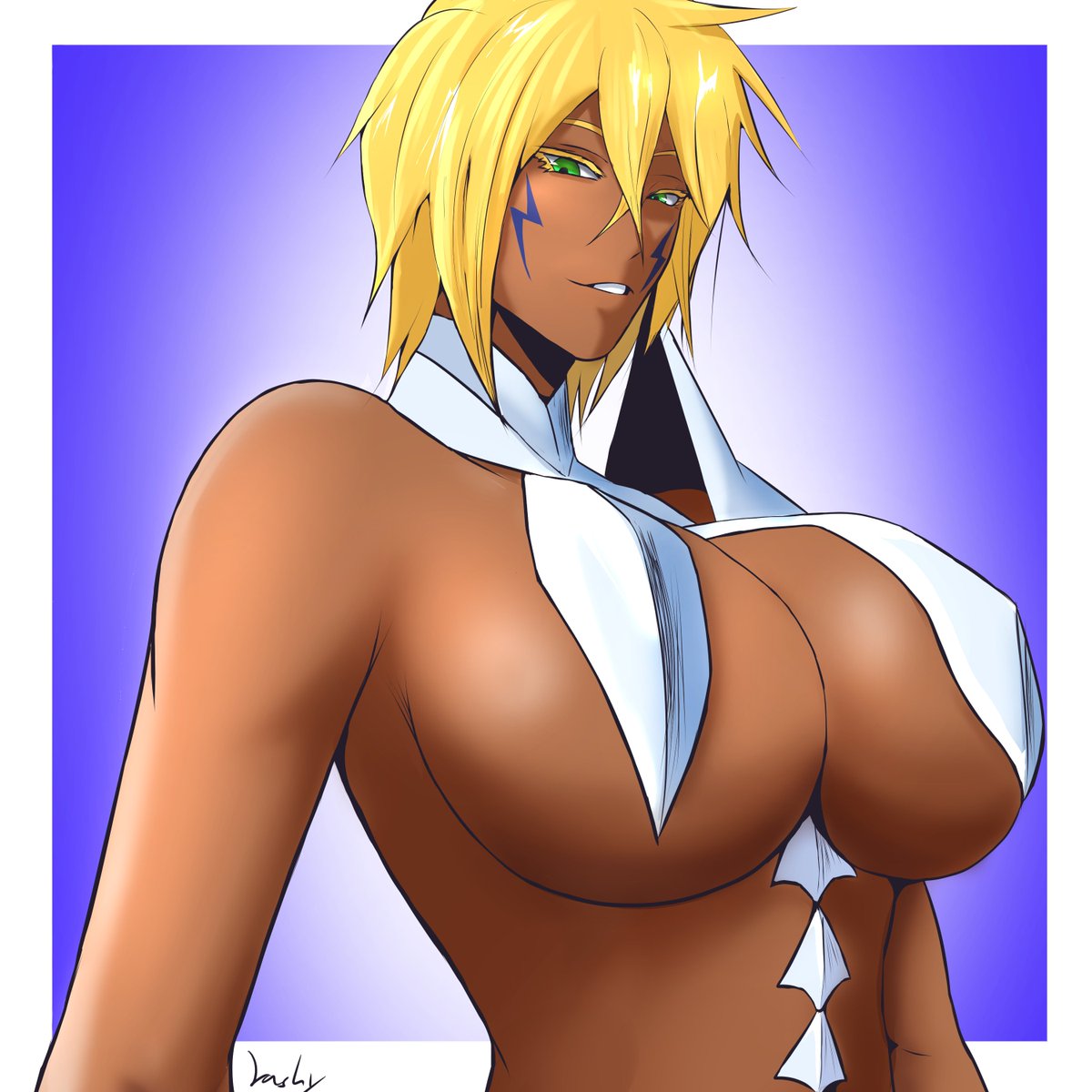Vashythewabbit's tweet photo. Finally finished this art of Tier Harribel! Hope you all like this one cause I had to redraw the face alot! https://t.co/BXmox8qkgG