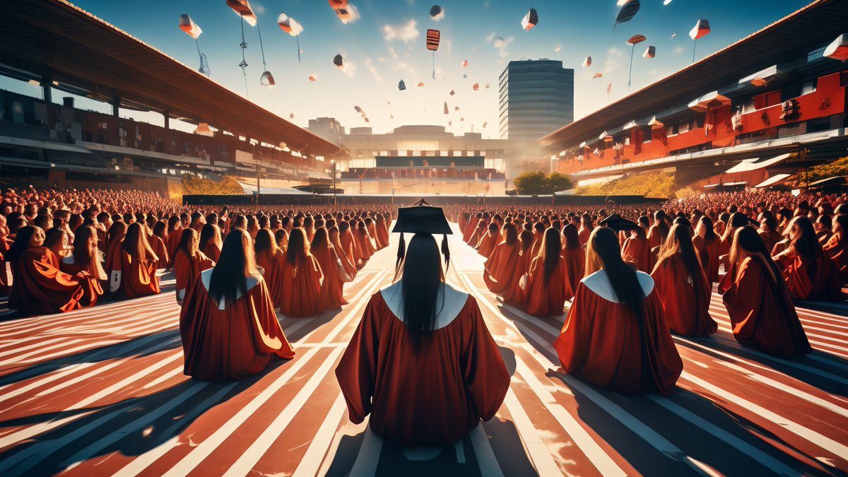 ajinurarifin's tweet photo. [Rolled up my graduation gown today—memories in every fold, next chapter starting soon. ]， https://t.co/ChEG10RTHD