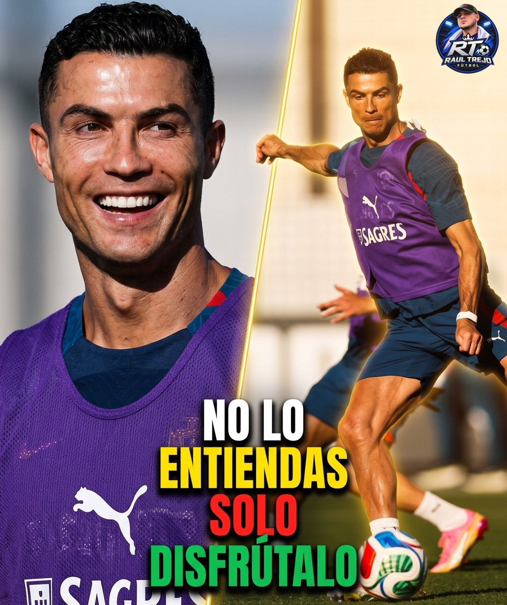 raulzone's tweet photo. 👑🇵🇹 ¡¡CRISTIANO ES ETERNO!!

Con 41 años, el futbolista más amado y odiado del mundo sigue poniéndose la camiseta de Portugal como si fuera el primer día. 

Hazlos sufrir más Cristiano https://t.co/BnYA1ZUcET