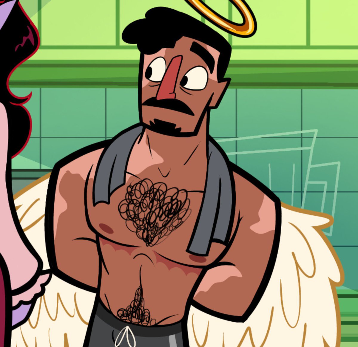 eve_artsz's tweet photo. A maioria dos meus personagens homens trans são assim, machões, ativos que preferem se relacionar com outra pessoa trans, mas vocês só implicam com o Zane 🫩 https://t.co/fVTZtooI0R