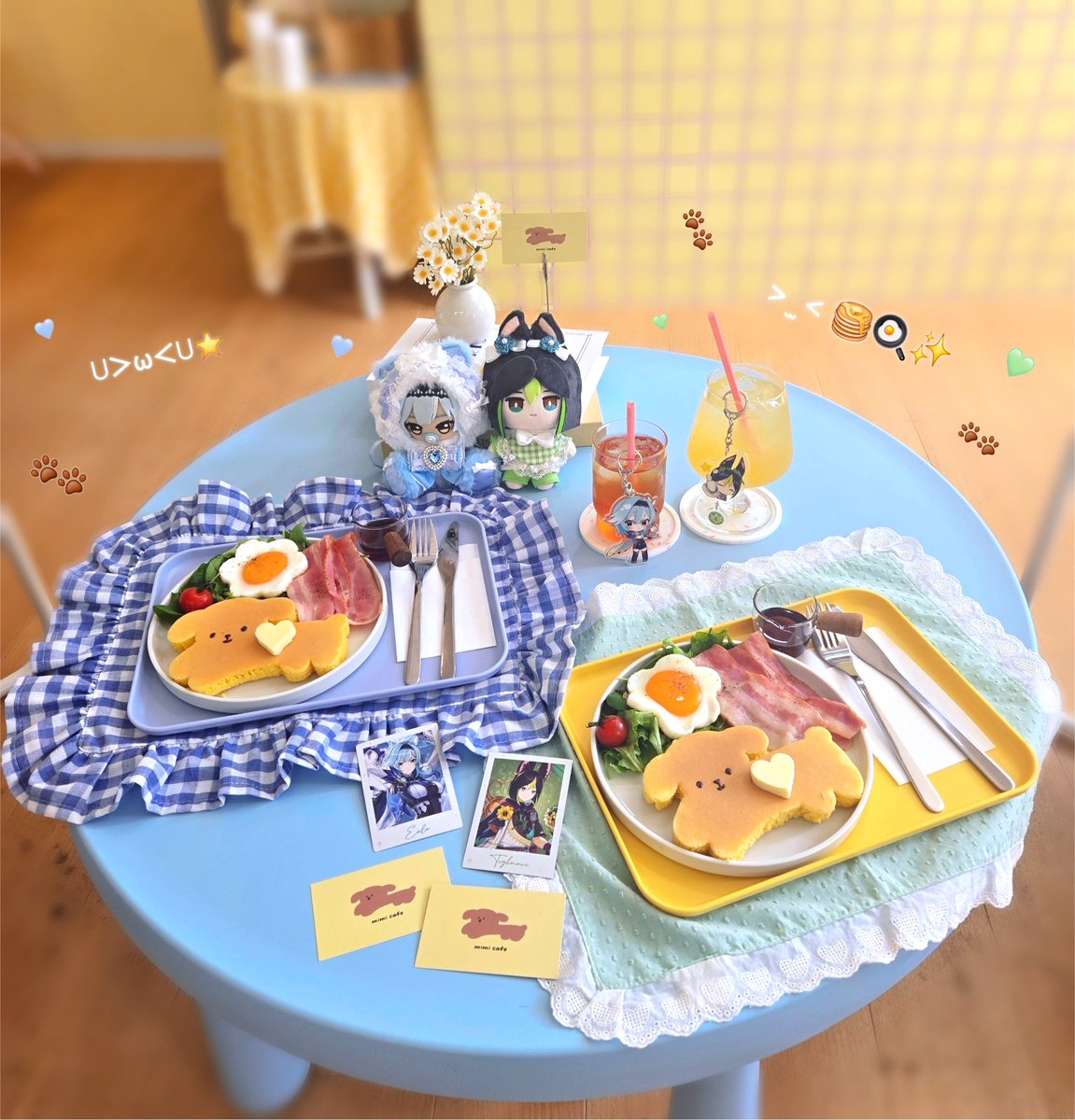 tag12_29's tweet photo. mini cafeでパンケーキ活🐶🐾
激うまパンケーキに🥓の塩味が最高😭✨甘いもの食べた後の塩味で味覚がリセットされて無限に食せます🍽 https://t.co/xndn7IG5rb