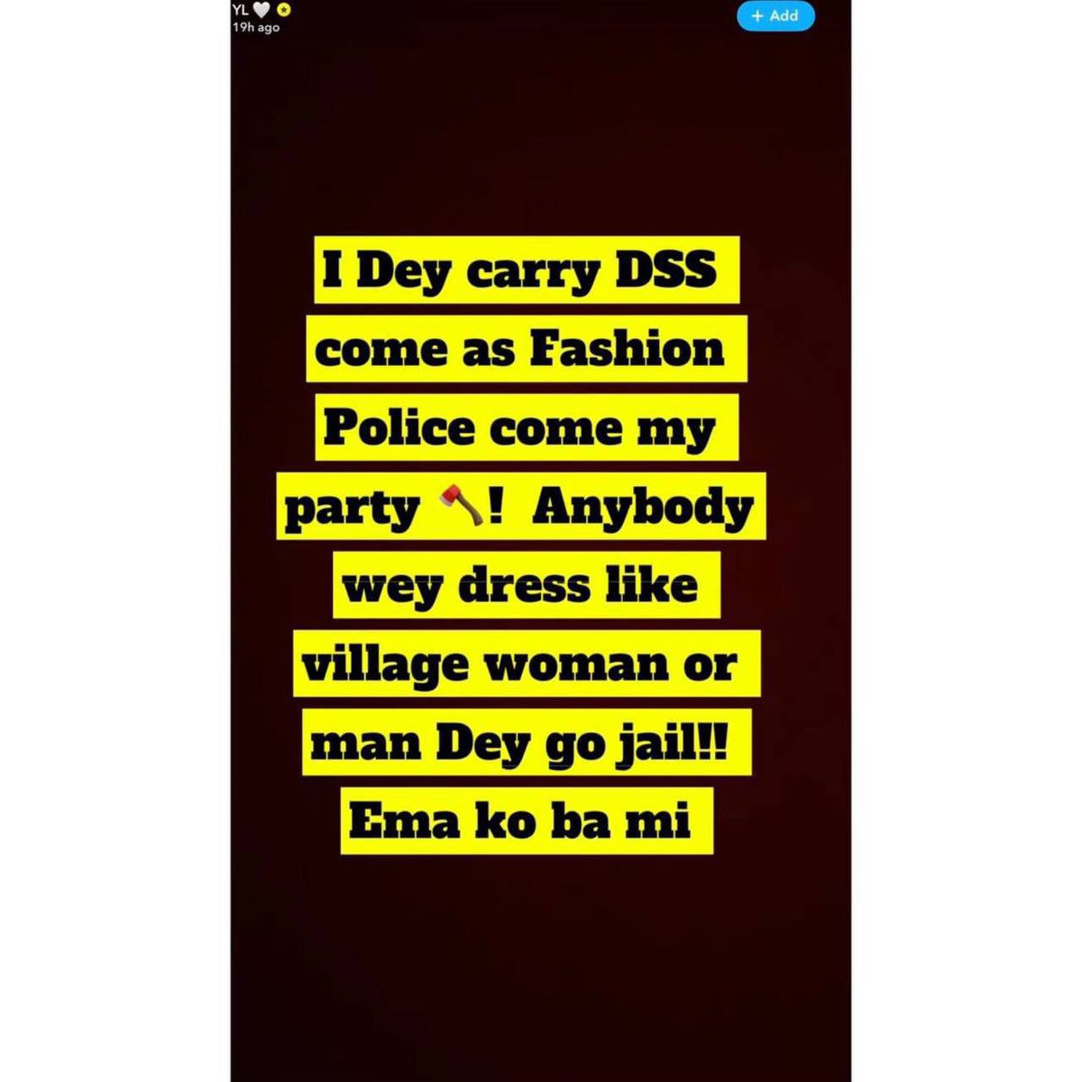 SaviourUmoh18's tweet photo. What I’ll Have DSS Officers Do At My Event — Billionaire Businessman YhemoLee Brags https://t.co/eeUZr9wzCA