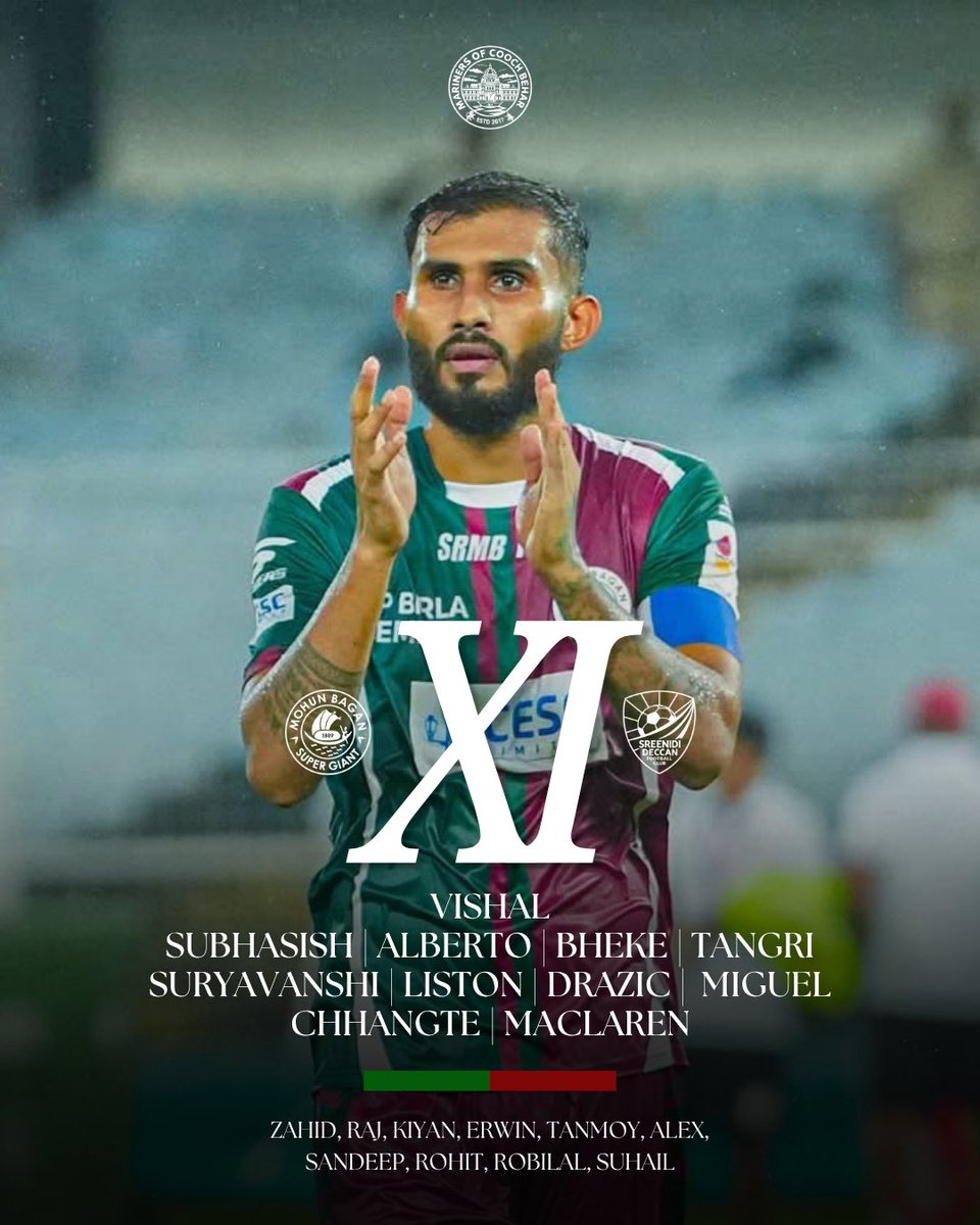 marinersofcob's tweet photo. আজকের একাদশ 💚❤️ https://t.co/5EAb5PeUzo