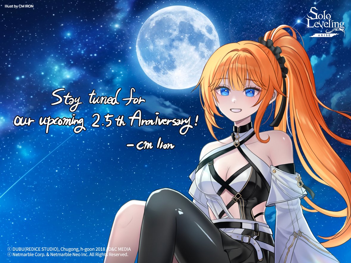 Sololv_ARISE_GL's tweet photo. 📩 A Letter from CM Iron: Looking Forward to the 2.5th Anniversary!

A special letter has arrived from CM Iron,
who is hard at work preparing for our 2.5th Anniversary celebration!

⭐ Redemption Code Included! ⭐
Check it out right now:
https://t.co/CMeNMh1jVf

#sololevelingARISE #sololeveling
#sololevelinggame #netmarble #onlylevelup