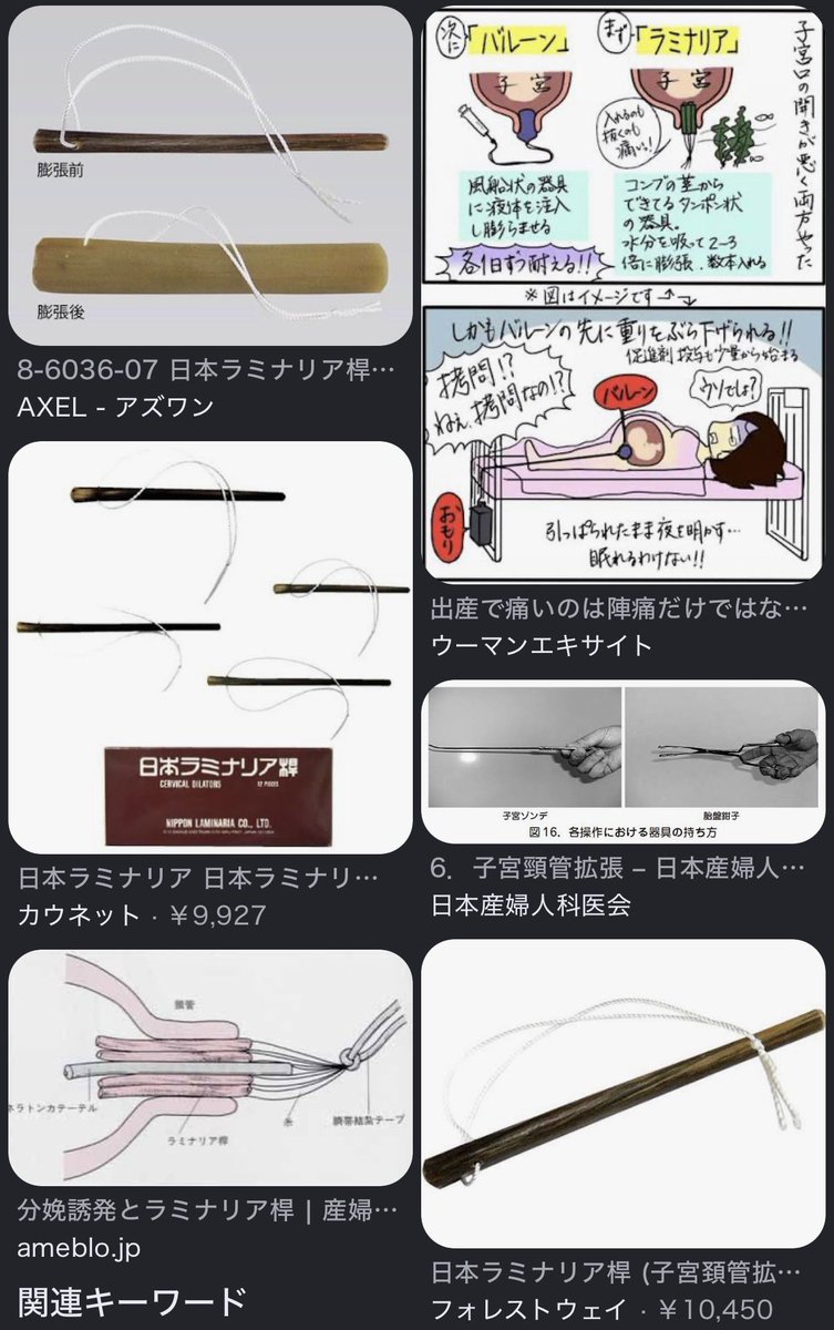 9vCW96mEPiBOTui's tweet photo. @64ZOAwcvJZ7aRIp 無痛分娩も分娩前夜に子宮口拡張を名目に海藻の茎をハンマーでガンガン撃ち込まれますよ。21世紀に。
ちなみに激痛ですが、もちろん無麻酔です。ちなみに一晩打ち込まれっぱなしなうえ、翌日「効果ありませんでしたね笑」って結果もあります。 https://t.co/1iaftmFmjo