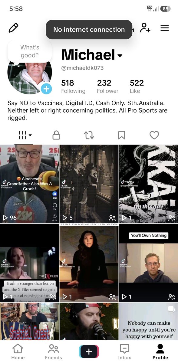 MickKruegs's tweet photo. My TikTok account https://t.co/1hVpJOx2CH