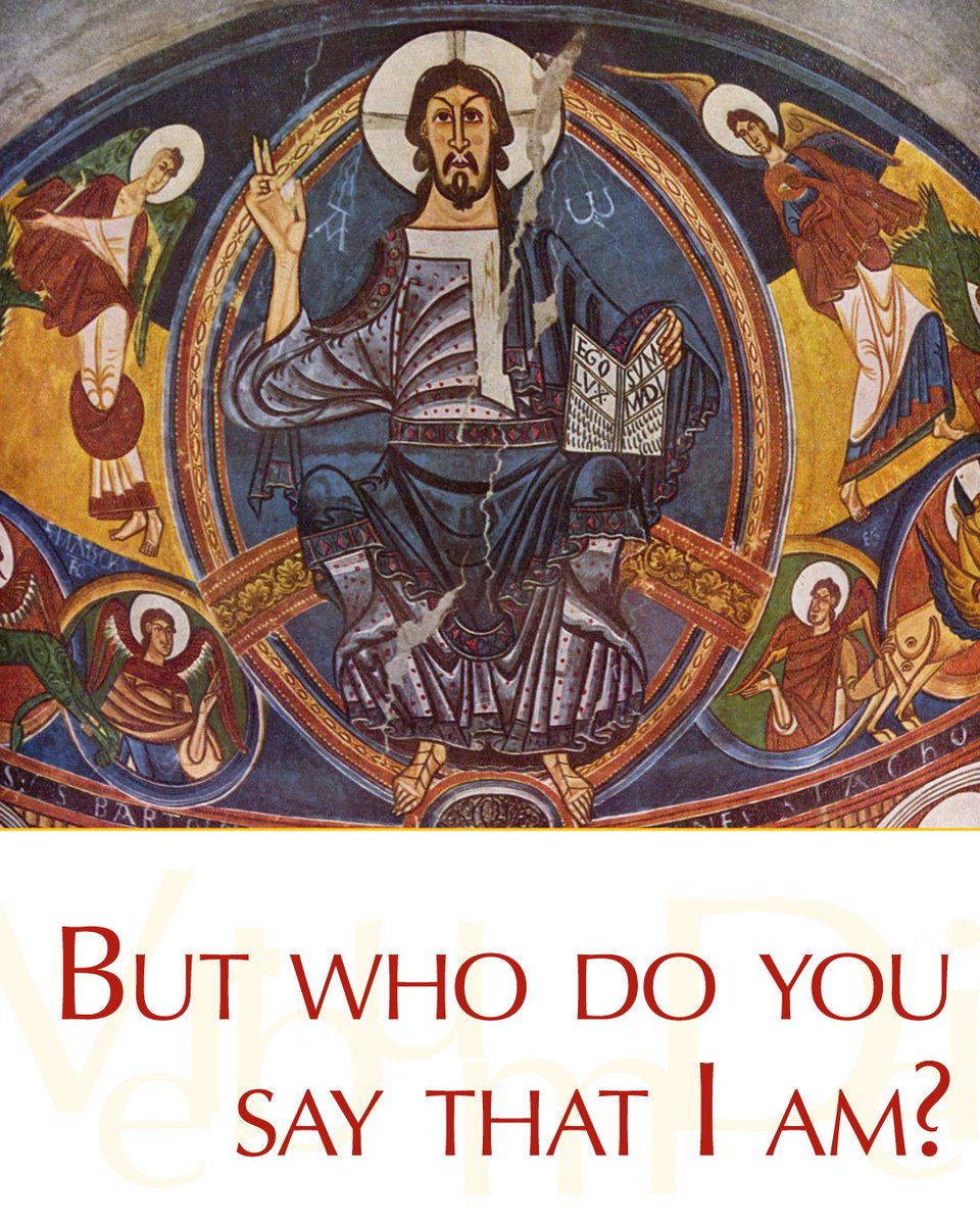 VaticanNews's tweet photo. Gospel of the Day (Luke  9,18-22)

"The Son of Man must suffer greatly and be rejected by the  elders, the chief priests, and the scribes, and be killed and on the  third day be raised."

https://t.co/ndVYYQhPtc https://t.co/B5t0DBZTzA
