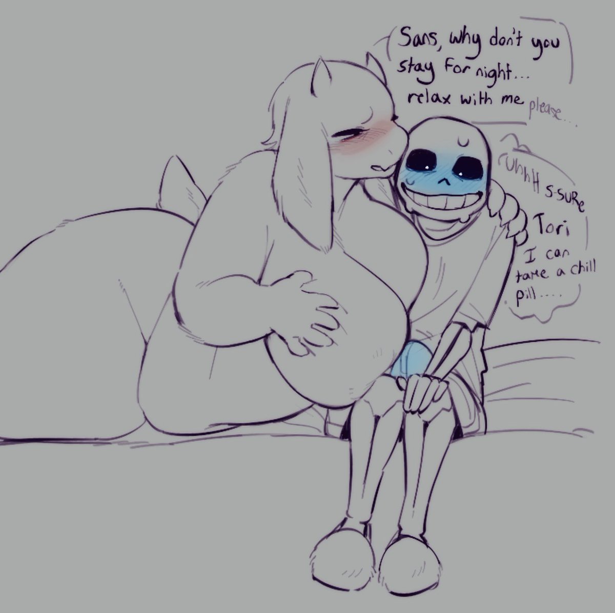 AverrBaverr's tweet photo. Soriel doodle 💙🩵

#soriel #deltaruined #undertail https://t.co/uOTM91JTHm