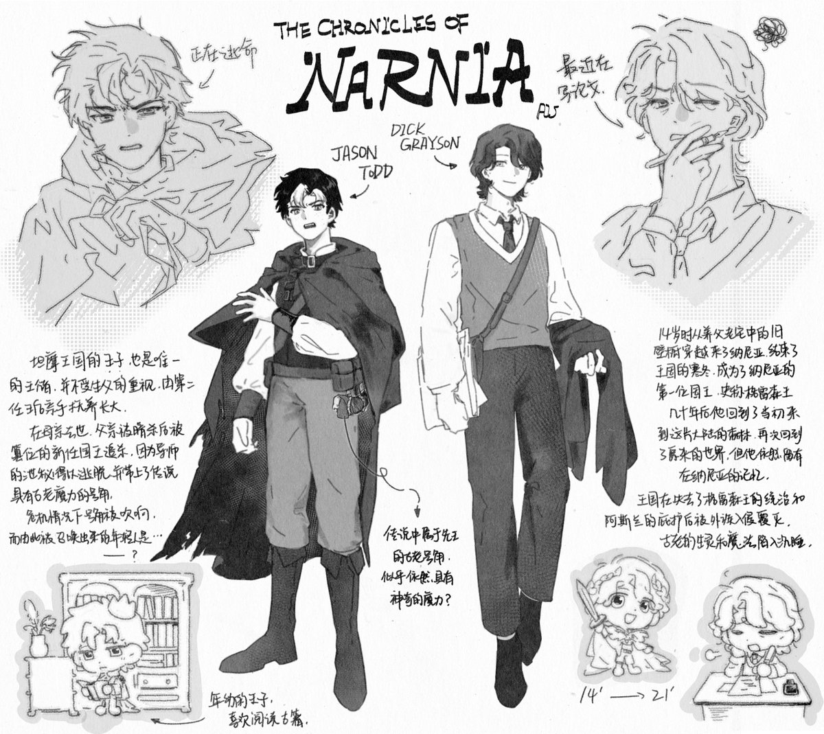 laogui062819454's tweet photo. 桶翅纳尼亚au  和光光老师共创的
#jaydick https://t.co/geQAUGyOVI