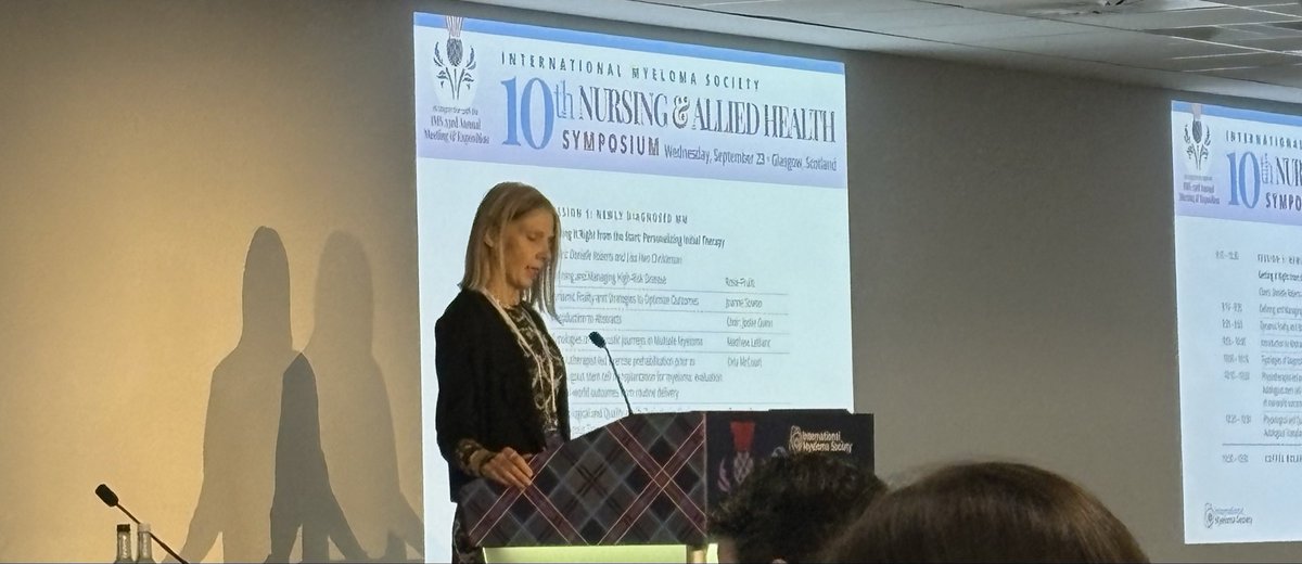 Tina Crosbie (@tina_hemepharm) — #IMS26 — conference slide