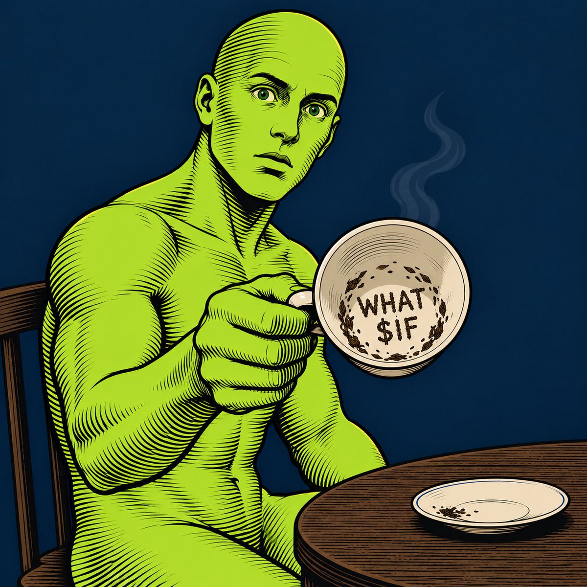 andyf815's tweet photo. Gm $IF’ers

Apparently it’s official… 

$IF Man finished his tea, checked the bottom of the cup and nearly spat it back out.

WHAT $IF was literally written in the tea leaves.

Forget charts.
Forget indicators.
Forget calling your mate who “knows crypto.”

The leaves have spoken. 

What $IF future is brighter than ever !!!